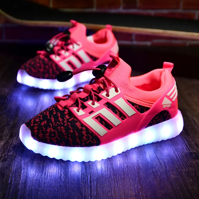 Tenis adidas con shop luces led para ninos