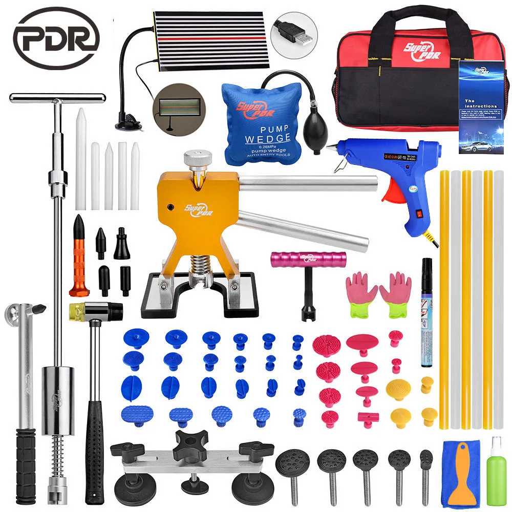 PDR Tools Kit Dent Removal Paintless Dent Repair Tool Car Dent Repair ...