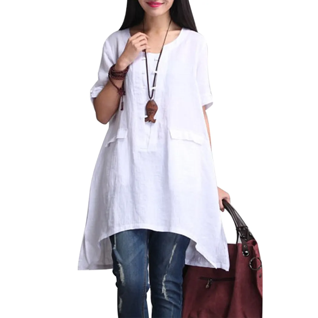 Blusas largas store mujer 2018