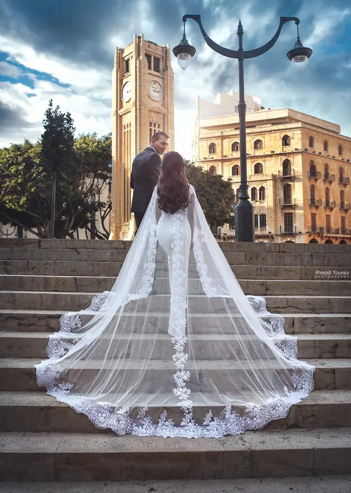 wedding dress with lace pants new current obsession: sheer lace pants under a gorgeous a-line silhouette #martinthornburg Sloan-Style MT6026, , , , #weddingdress #bridetobe #bridal #wedding