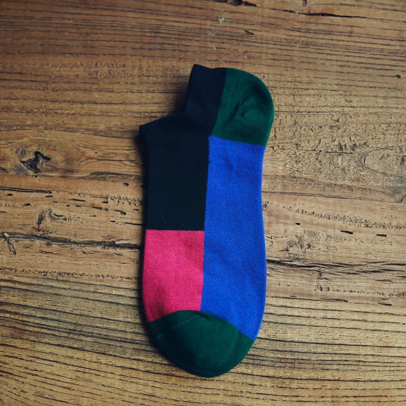 High Quality Brand Polo Men Socks Male Casual Colorful Striped Socks Men Short Cotton Ankle Socks For Men Low Cut Socks/