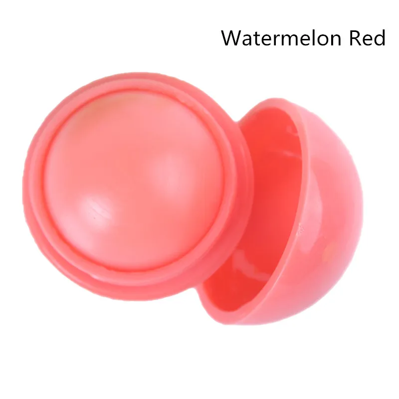 Ronde bal 3D lippenstift make-up hydraterende lip balsem natuurlijke plant bol lip pomade fruit verfraaiing lip zorg 6 kleuren DHL 