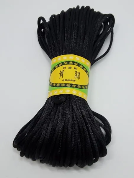 YIQIFLY, 12 шт., 2 мм, 20 м, китайский узел, шнур, атласная плетеная веревка, смешанные 12 цветов, фурнитура для ювелирных изделий, веревка с бисером4173768