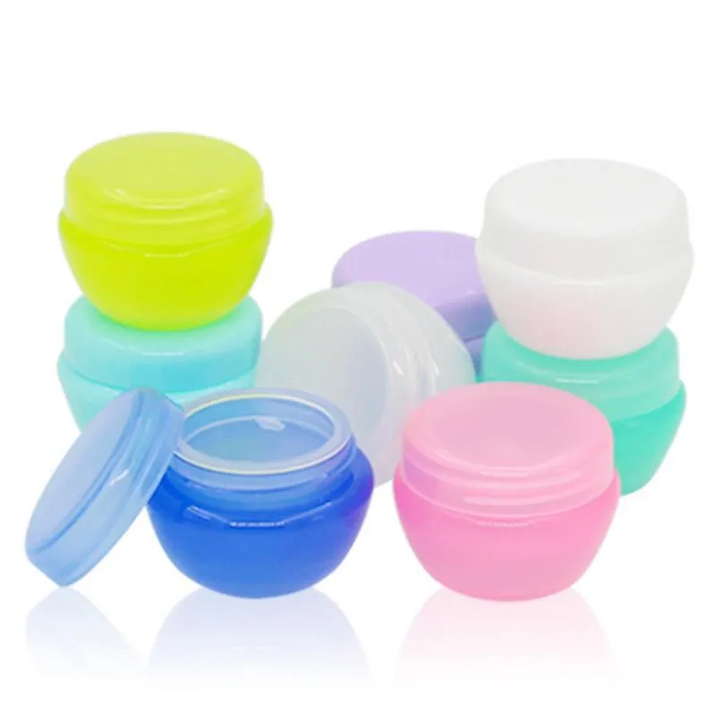 10g Kosmetisk Tom Jar Pot Ögonskugga Makeup Face Cream Lip Balm Containerflaska Kosmetisk Förpackning LX1222