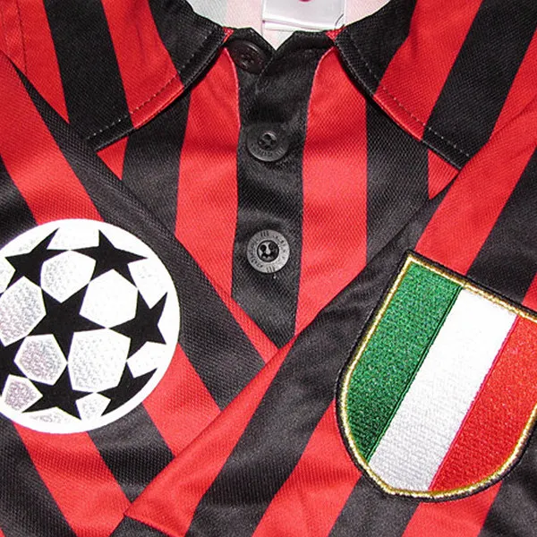 99/00 AC Centenary Match Worn Player Issue Football Jersey Long