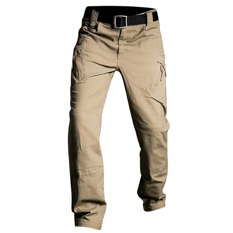 Pantalones para hombres ix9 hombres de carga táctica pantalones casuales pantalones estilo ejército pantalon negro combate delgada holgada