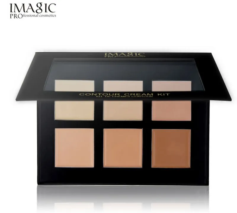 IMAGIC Concealer Cream Contour Palette Kit Pro Makeup Palatte Concealer Face Primer Net 30g with 3 different color style