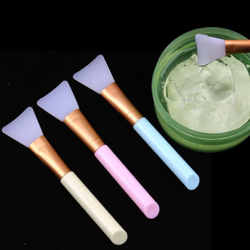 Pinceaux de maquillage en silicone Masque Brosse 1PCS Masques faciaux Outil de mélange de boue Soins de la peau Fondation de beauté Outils de maquillage professionnels