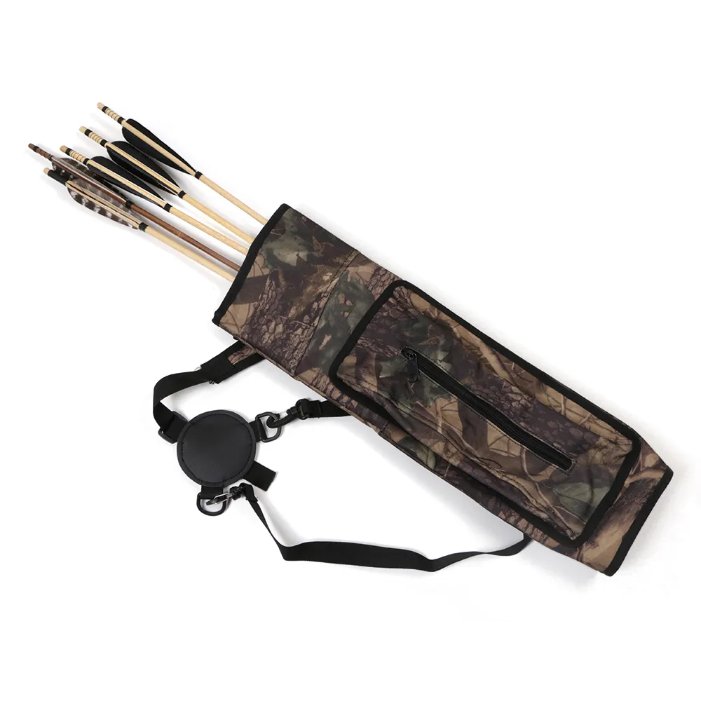 4-Piece Archery Gear Set: Hip Quiver, Belt Pouch, Water Bottle Holder & Release Pouch For Bow Hunting