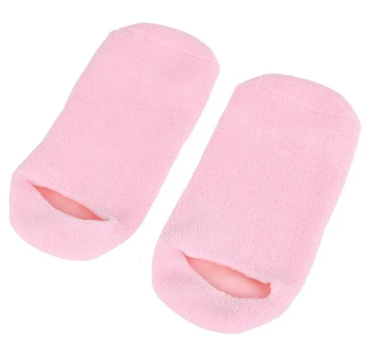 Guanti SPA riutilizzabili Calzini idratanti Guanti Sbiancamento Trattamento esfoliante Liscia bellezza Maschera le mani Cura dei piedi Guanto calzini in silicone