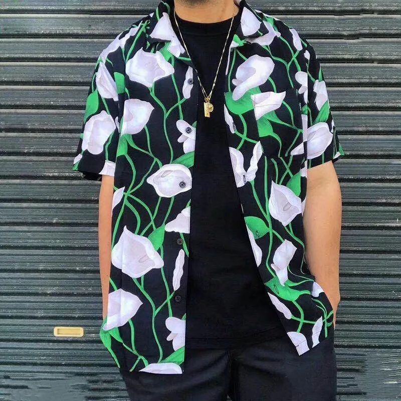 supreme 18ss LILY RAYON SHIRT