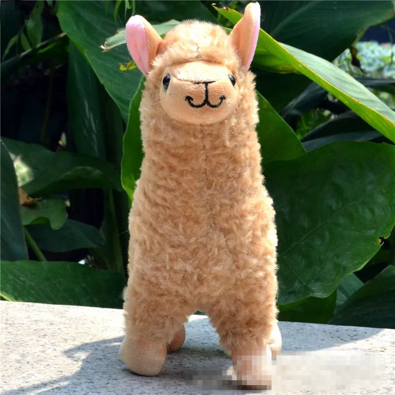 Kawaii alpaca plysch leksaker 23 cm arpakasso llama fyllda djurdockor japanska plysch leksak barn barn födelsedag julklapp3093011