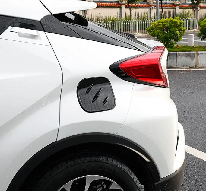 Wysoka jakość ABS Car Car Paliwa Pokrywa dekoracji, naklejki zbiornika na olej do TOYOTA CHR C-HR 2016