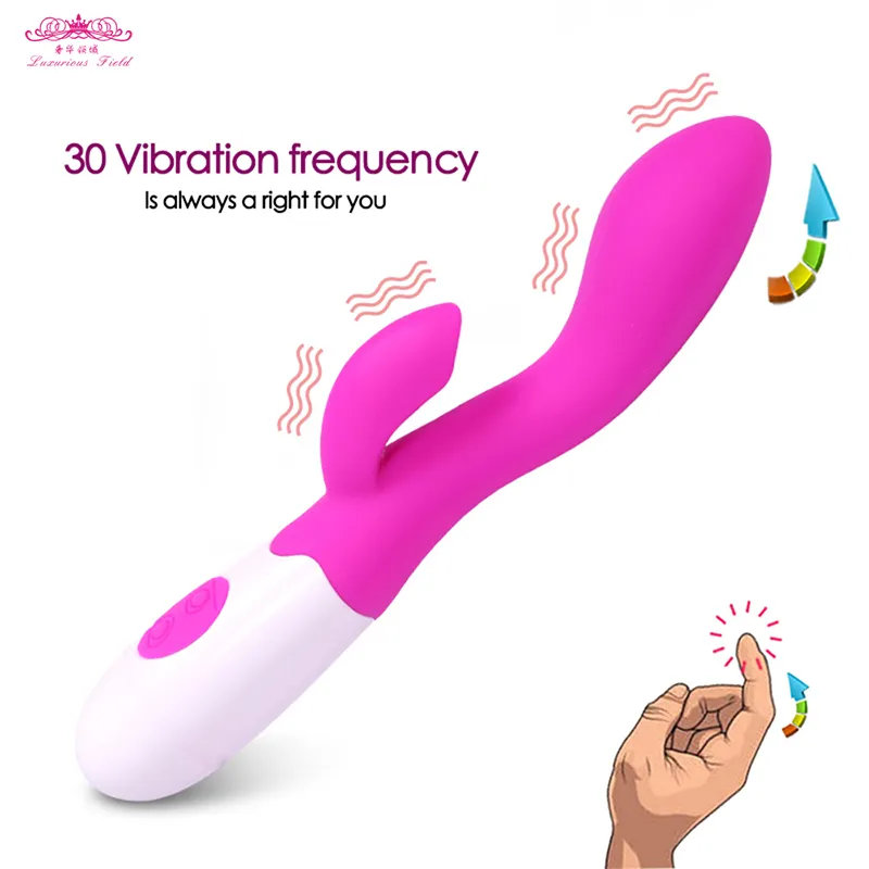 double rabbit vibrator Together Toy Double Ended Rabbit Vibrator main image 0