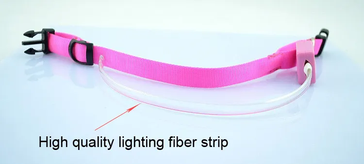 LED Nylon Hundehalsband Hund Katze Harness Blinklicht leuchten Nacht Sicherheit Pet Halsbänder 8 Farbe XS-XL Größe Weihnachten Zubehör