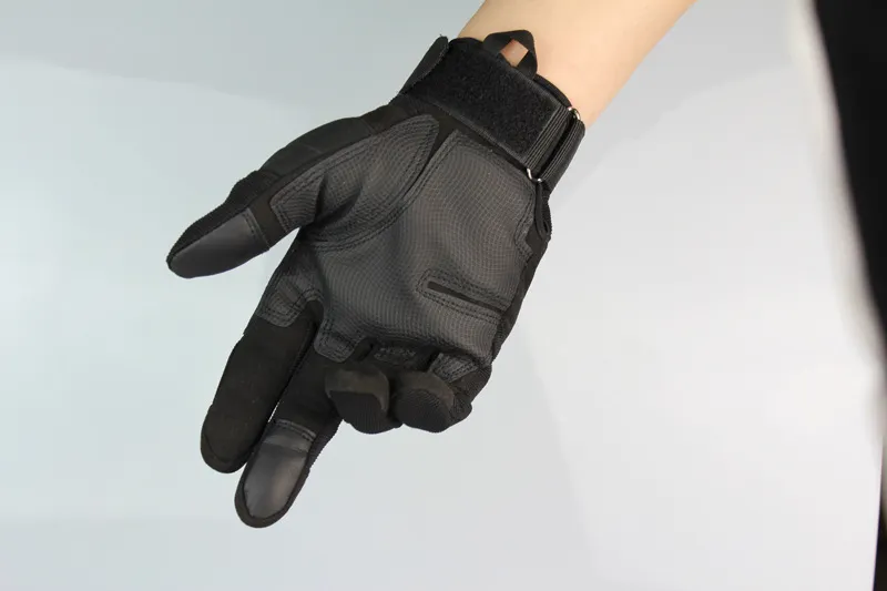 Touchscreen Outdoor Gloves Motorcykel Combat Hard Knuckle Full Finger Handskar Gratis frakt