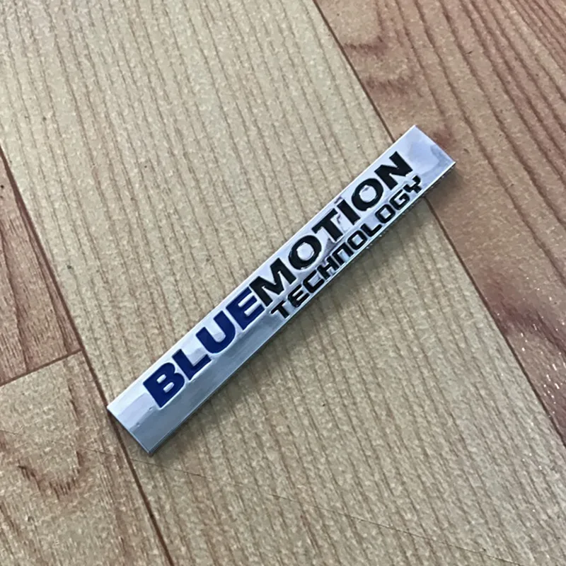 3d krom bluemotion teknik bil klistermärken för scirocco touareg tiguan golf jetta emblem dekoration emblem bil styling