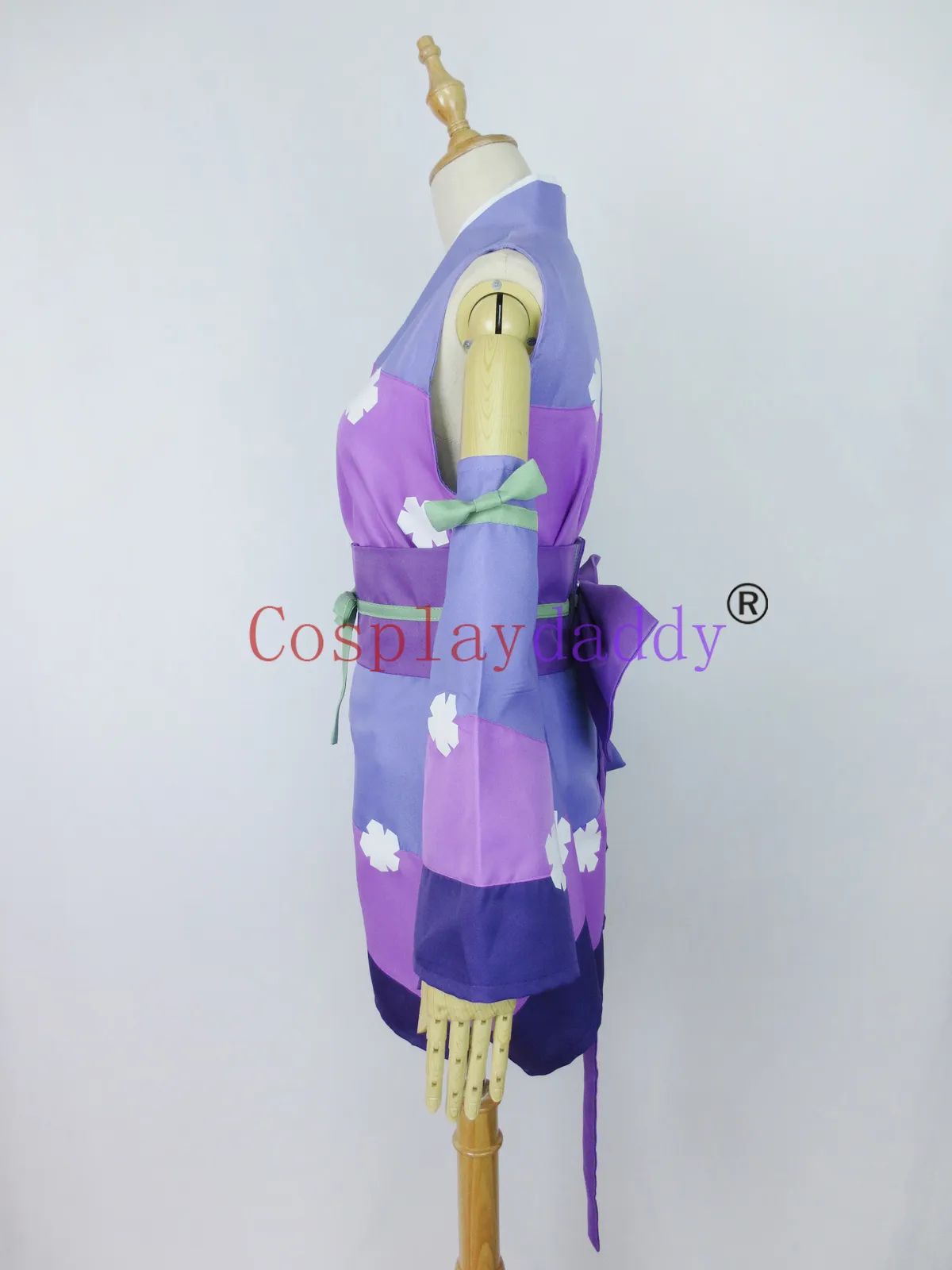 Costume cosplay kimono viola Fairy Tail Erza Scarlet Spedizione gratuita F008