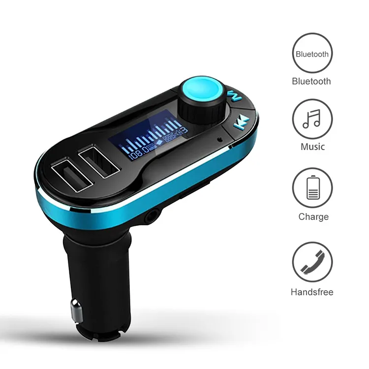 Handsfree car kit on sale with fm transmitter