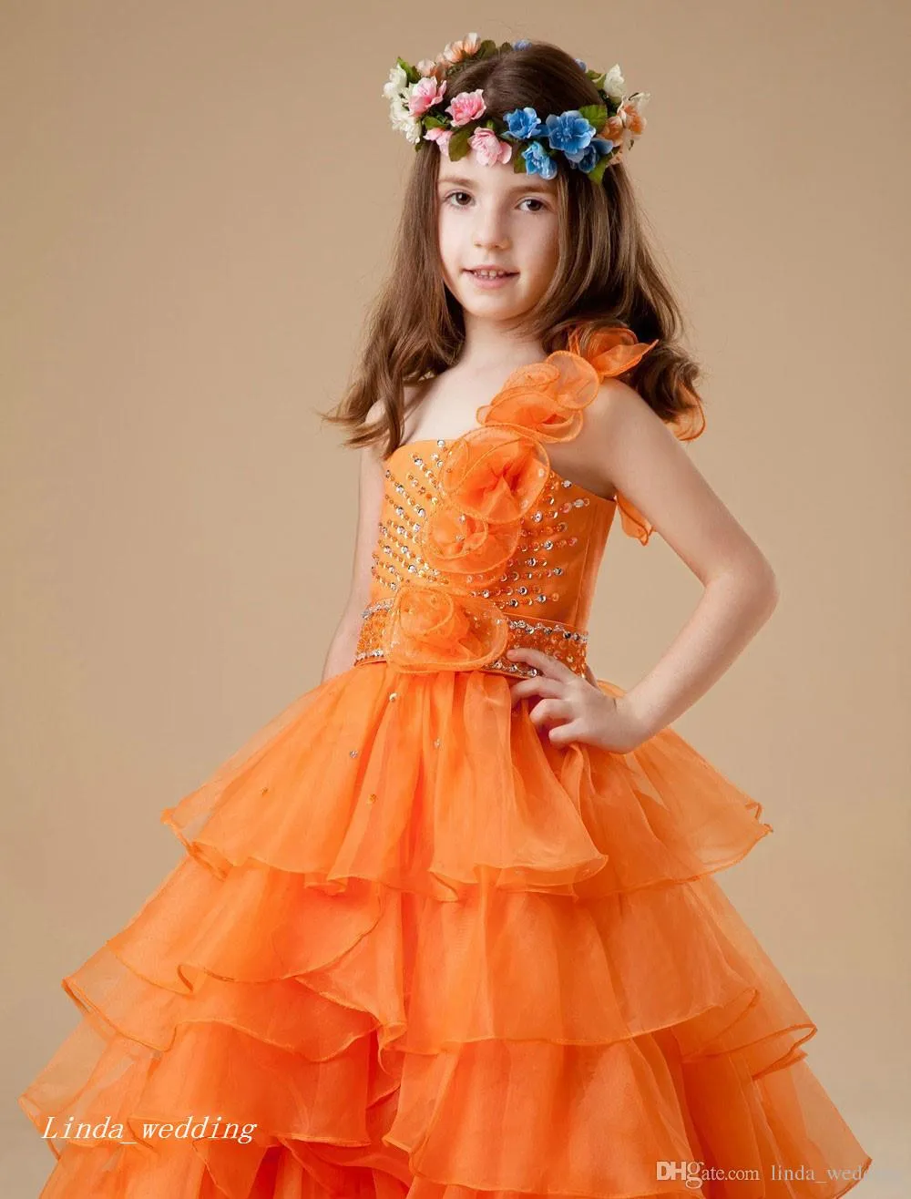 Orange dresses for clearance kids