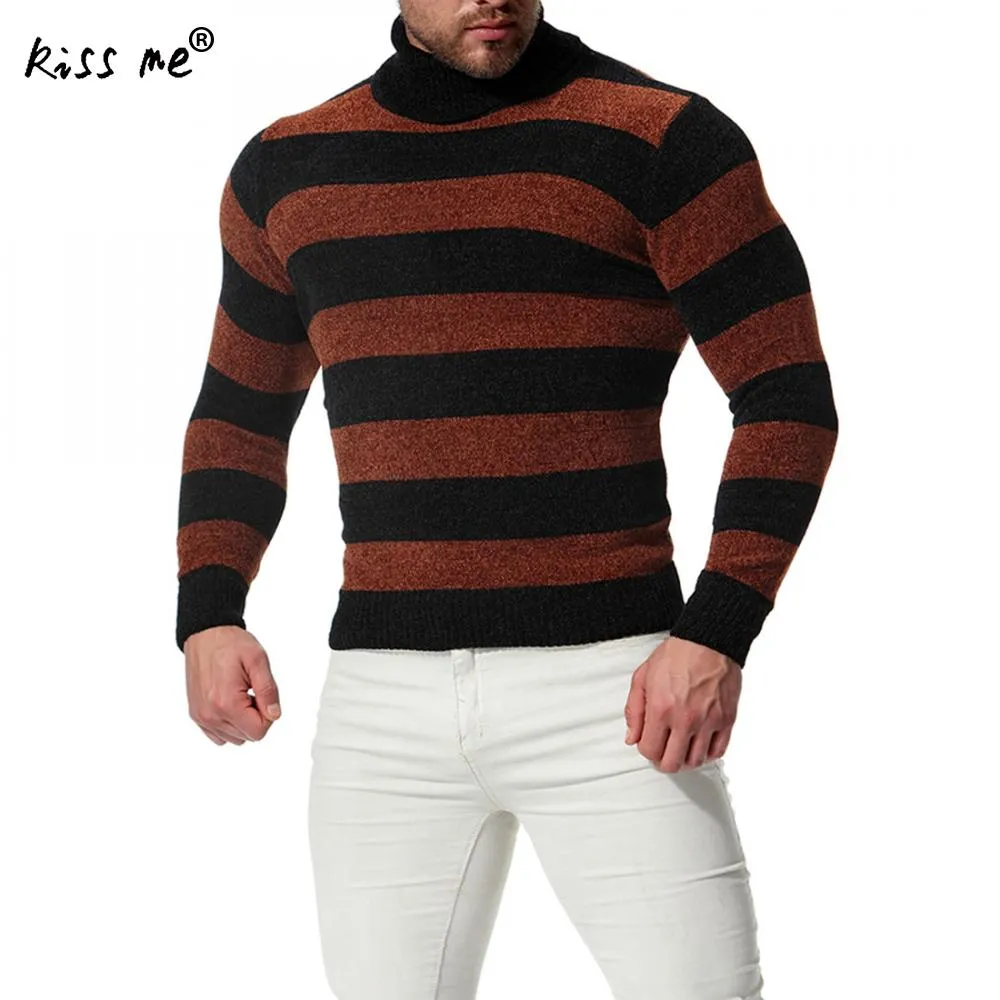 Winter dikke warme mouwen trui mannen turtleneck heren truien slim fit trui mannen klassieke katoenen knitwear pull homme 2018