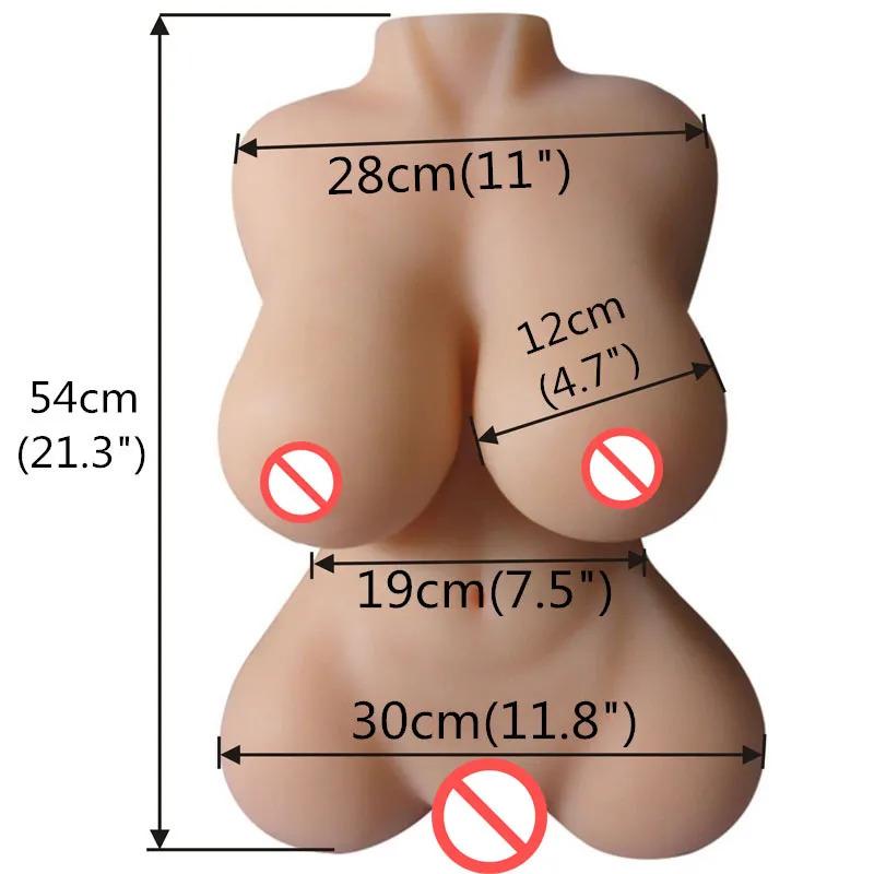 Real Silicone sex Dolls Torso Japanese Realistic sex doll male rubber PUSSY masturbator Adult Toys full size Love SEXY DOLL Fo2694902