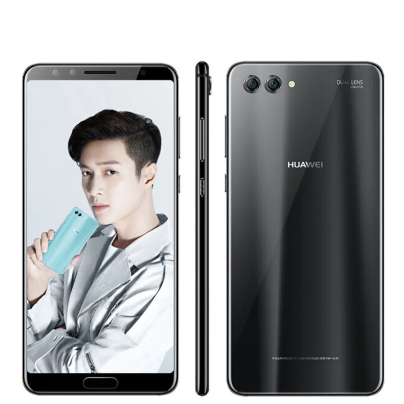 Téléphone portable d'origine HuaWei Nova 2S 4G LTE Octa Core 6 Go de RAM 64 Go de ROM Kirin 960 Android 8.0 6.0 "20.0MP téléphone portable à empreinte digitale NFC dans la cellule