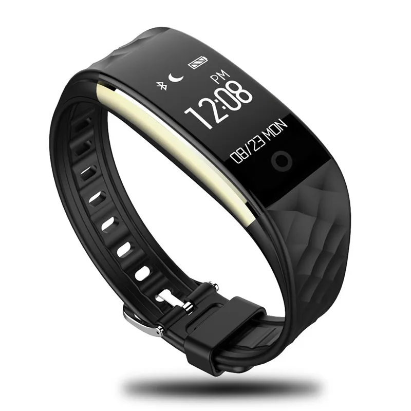 DIGGRO S2 Smart Wristband Heart Rate Monitor IP67 Sport Fitness Armband Tracker SmartBand Bluetooth för Android Ios PK Miband 2