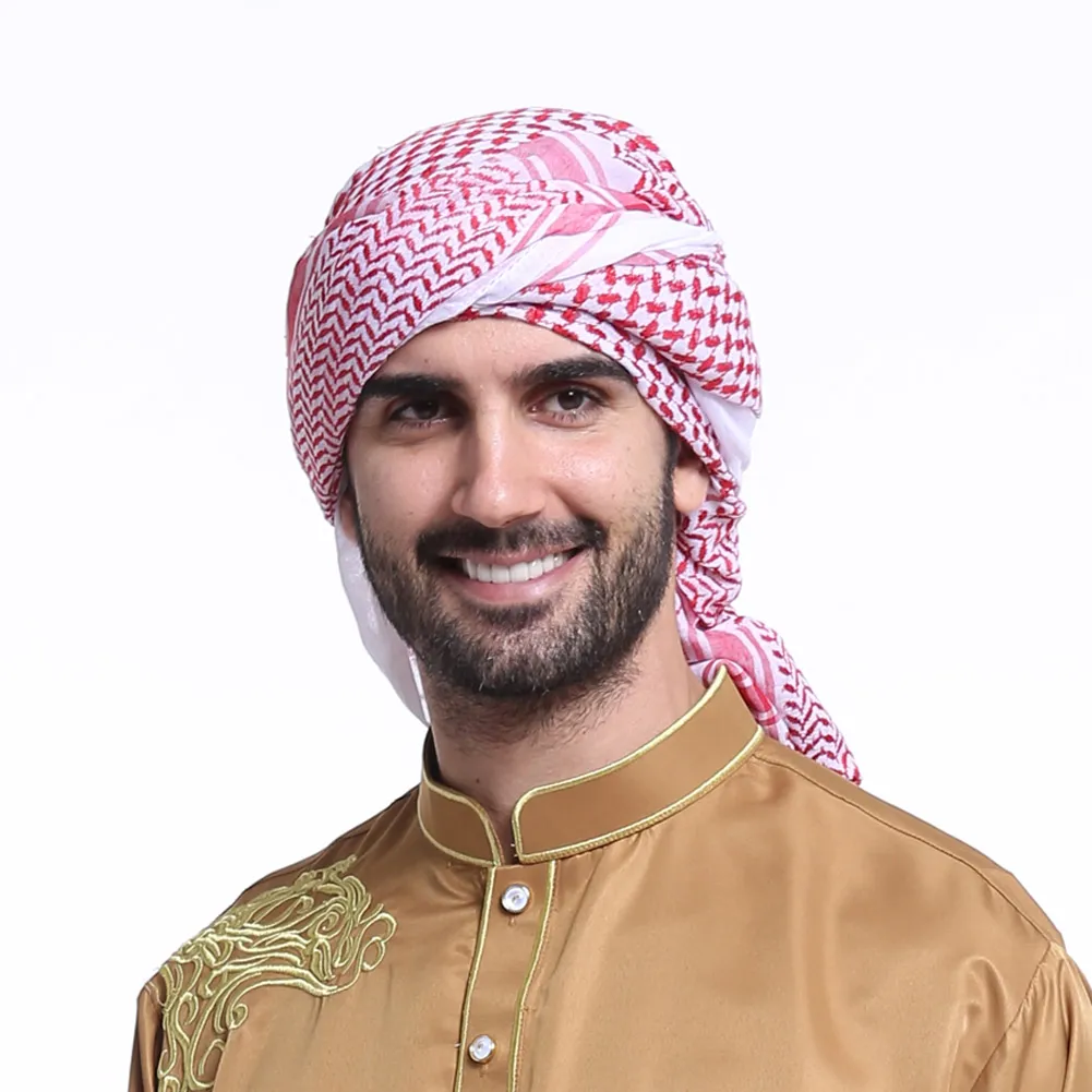 Arabian Headwear Keffiyeh Scarf Wrap Dubai Men's Headband