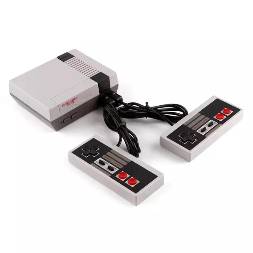 New Mini AV Out TV Game Console Video Handheld With Doule Game Controller for NES Games Consoles With Retail Pack Box