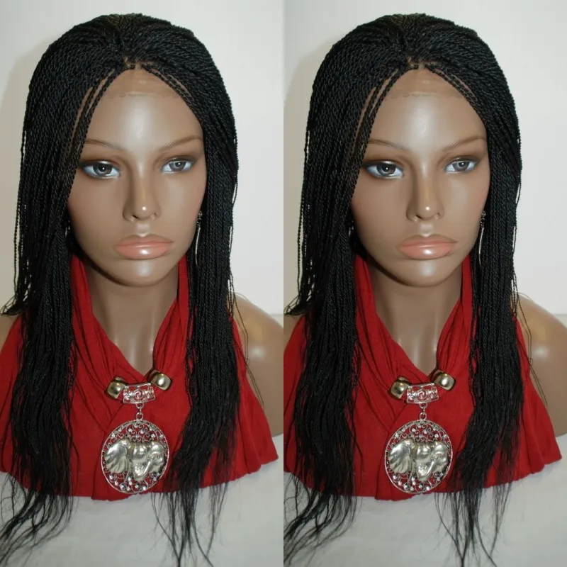 Красота коричневый поворот плетенки париков для черных женщин длинные черные кружева фронт синтетический парик сенегальский Twist парик для африканских женщин