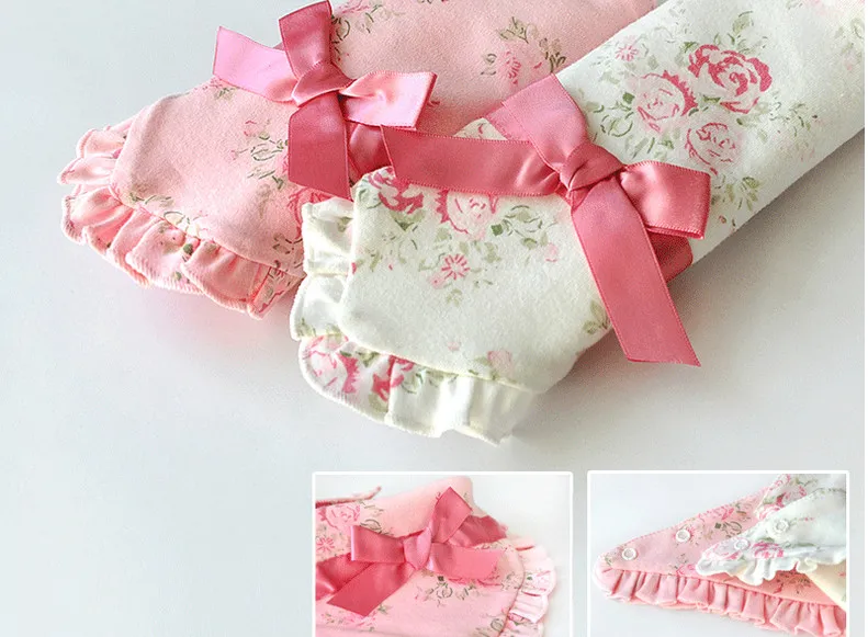 Baby de coton mignon Coton Bibs Baby Girls Triangle Bibs non étanche Salive Salive Bib Burp Tissu bébé alimentation1957868