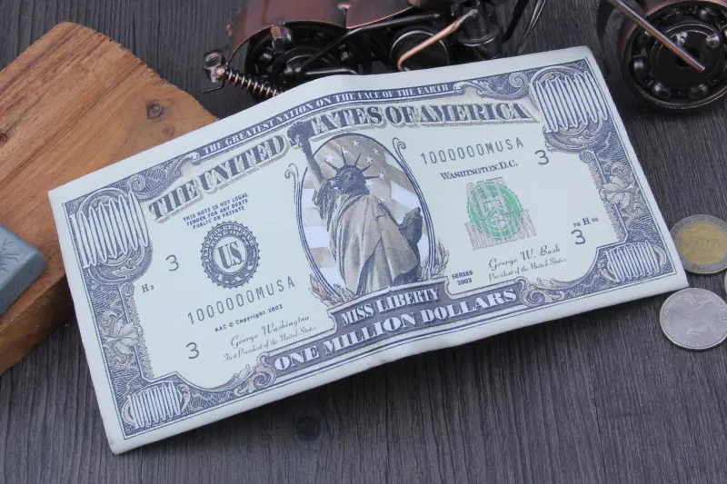 ビジネスPUドルの米国の男性の財布クレジットカード財布の2つのスタイルの高品質A393