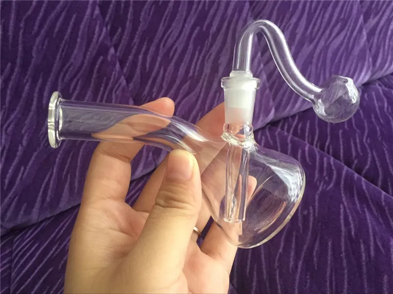 Pipe à eau en verre d'épaisseur de bong de verre d'épaisseur mini