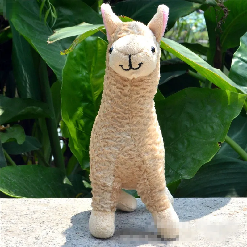 Kawaii Alpaca Plyschleksaker 23 cm Arpakasso Lama Gosedjursdockor Japanska plyschleksaker Barn Barn Födelsedag Julklapp