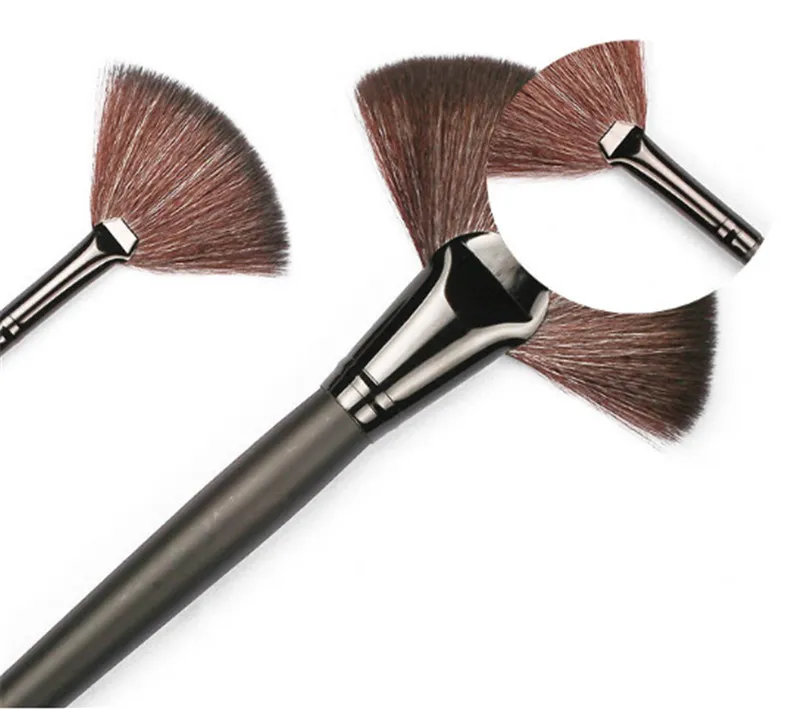 New Makeup Brushes Makeup Tools Professional Brush sets Horse Hair Black High Quality DHL shipping+Gift