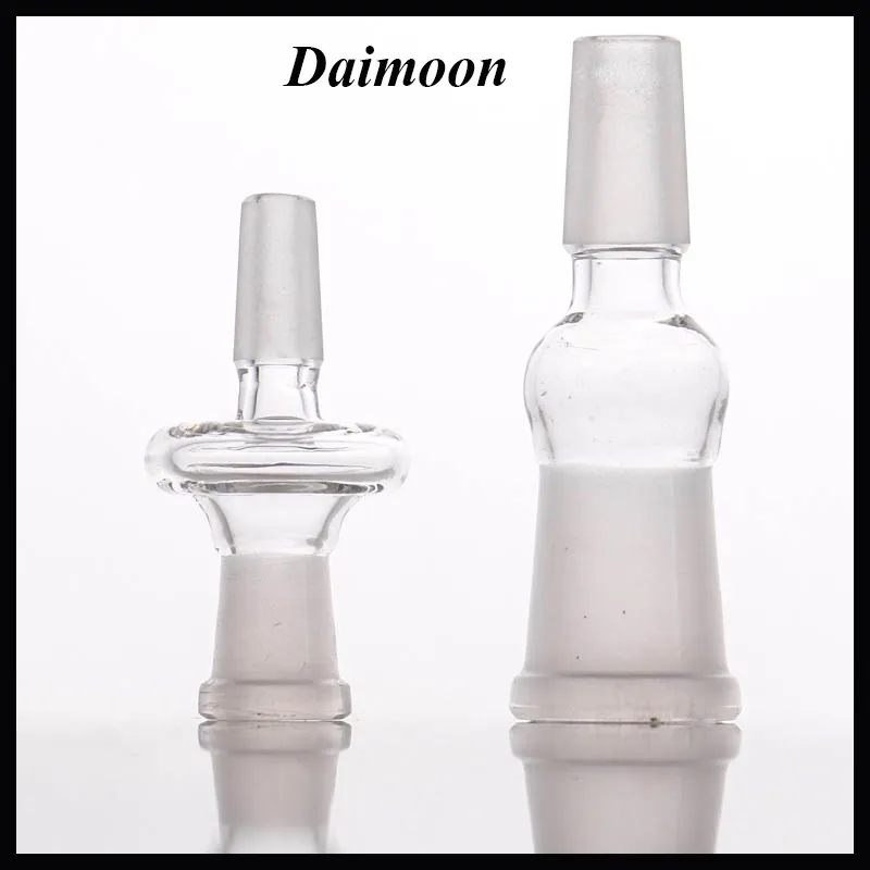 Glass Adapter Manufacturer two size converter male to female joint for oil rig water pipe bubbler hookahs