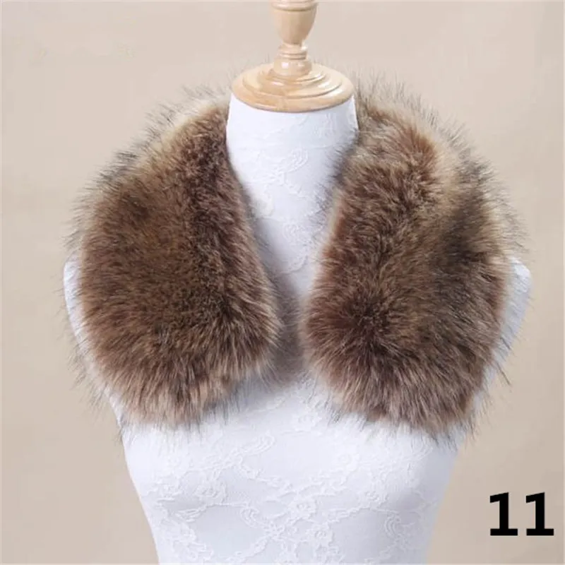 Écharpe Cache-col En Fausse Fourrure - Col Moelleux Détachable - Multicolore - Hiver - Neuf Avec étiquettes