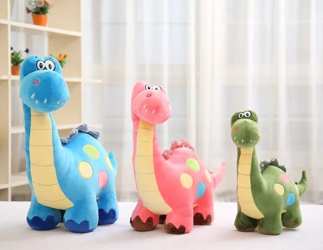 Dinosaur Plush Toy Baby Stuffed Animals Toys 35cm Soft Dinosaur Dolls 3 Colors Kids Gifts