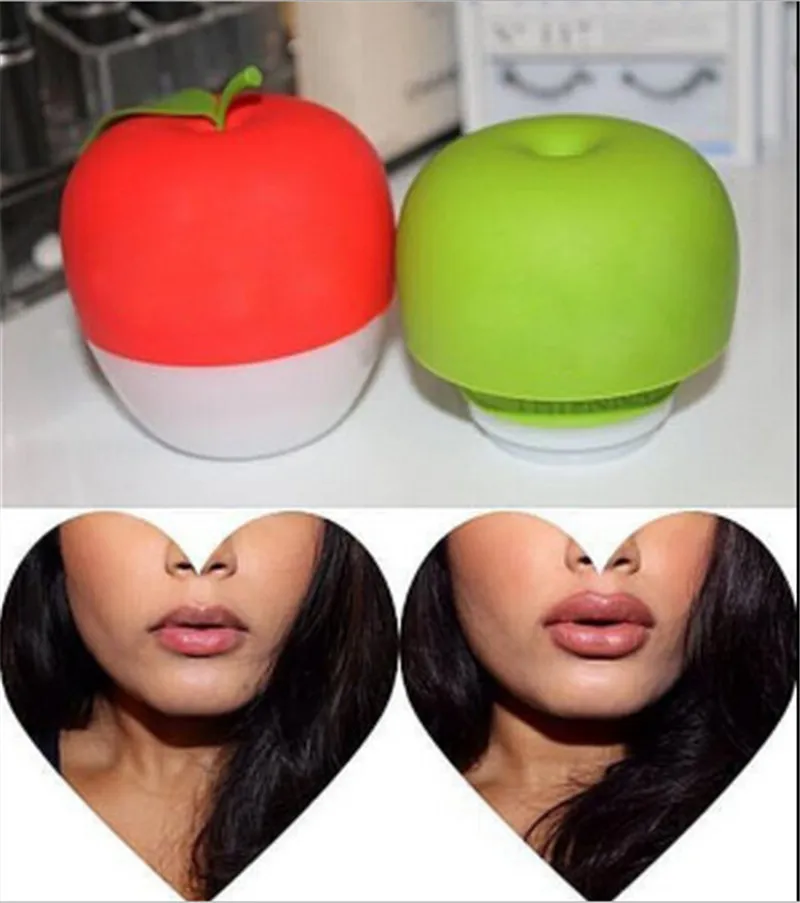 Apple dudak dolgunlaştırıcı loblu tam tombul arttırıcı emme kırmızı güzellik