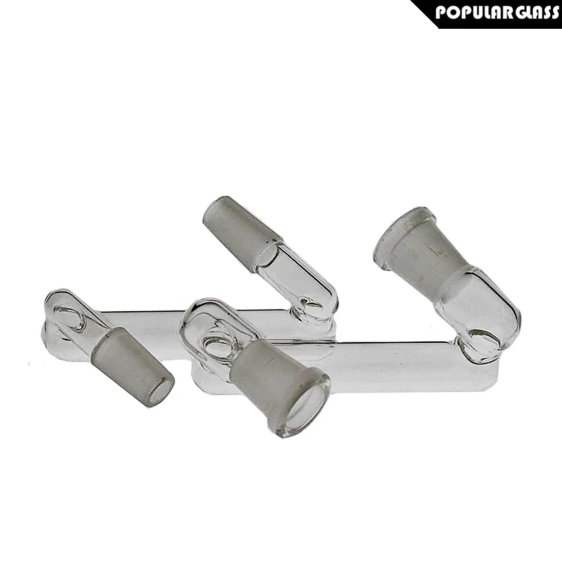 SAML N Stil Adaptörü Nargile Cam Bong Sigara Boru Oil Kulesi Adaptörler Erkek / Kadın Ortak 14.4mm / 18.8mm PG5073