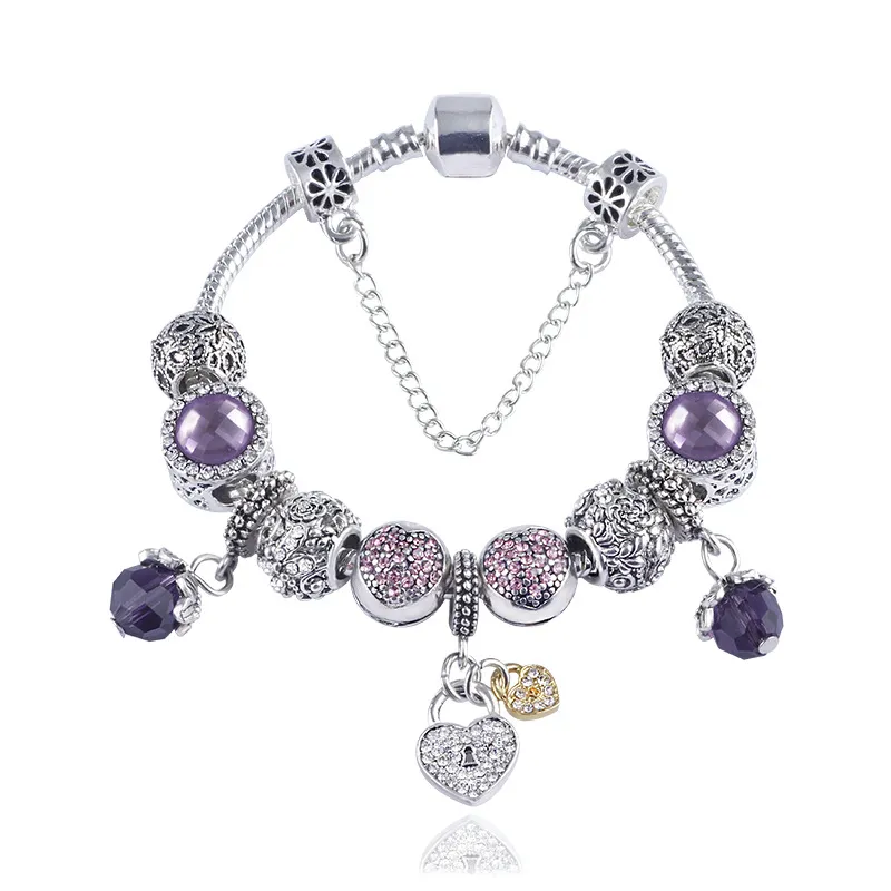 Pandora amethyst bracelet on sale