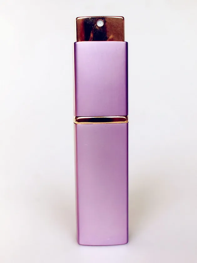 TOP qualidade Luxo Vazio Quadrado Frasco De Perfume 20 ML de Alumínio Recarregáveis ​​Garrafa Portátil De Metal Spray Atomizador