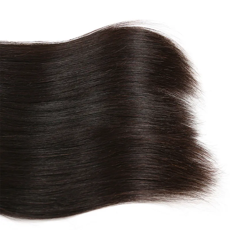 9A Mink Brazilian Straight Bundles Unprocessed Brazilian Peruvian Malaysian Human Hair Weave /Bundles Silky Straight Natural Color