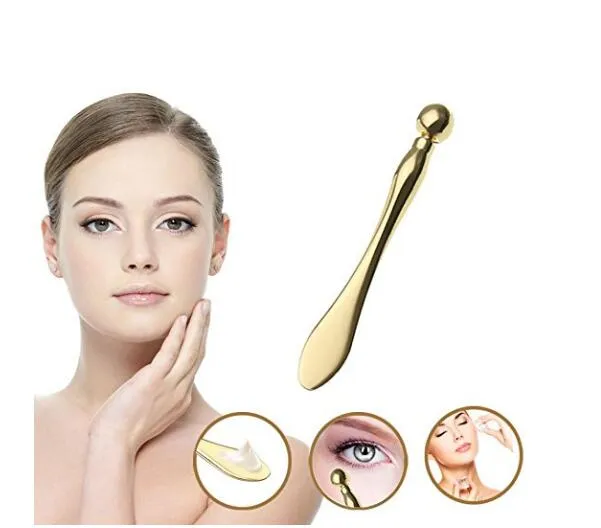 Eye Massager Wand Wrinkle Removed Skin Massage Tool Eye Cream Massage Sticks Anti Wrinkle Eye Massage Tool Rose Gold