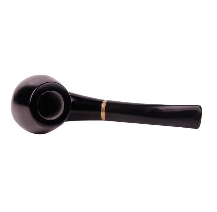 Ebony portable fine tobacco pipe filter cartridge pipe smoking accessories