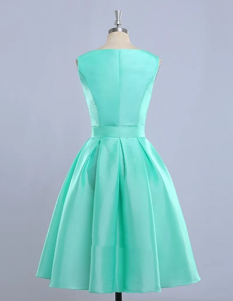 Vestidos de Madrinha Mint Green Druhna Dresses 2018 Jasnoniebieskie Krótkie Druhna Dress Casamento Robe Demoiselle