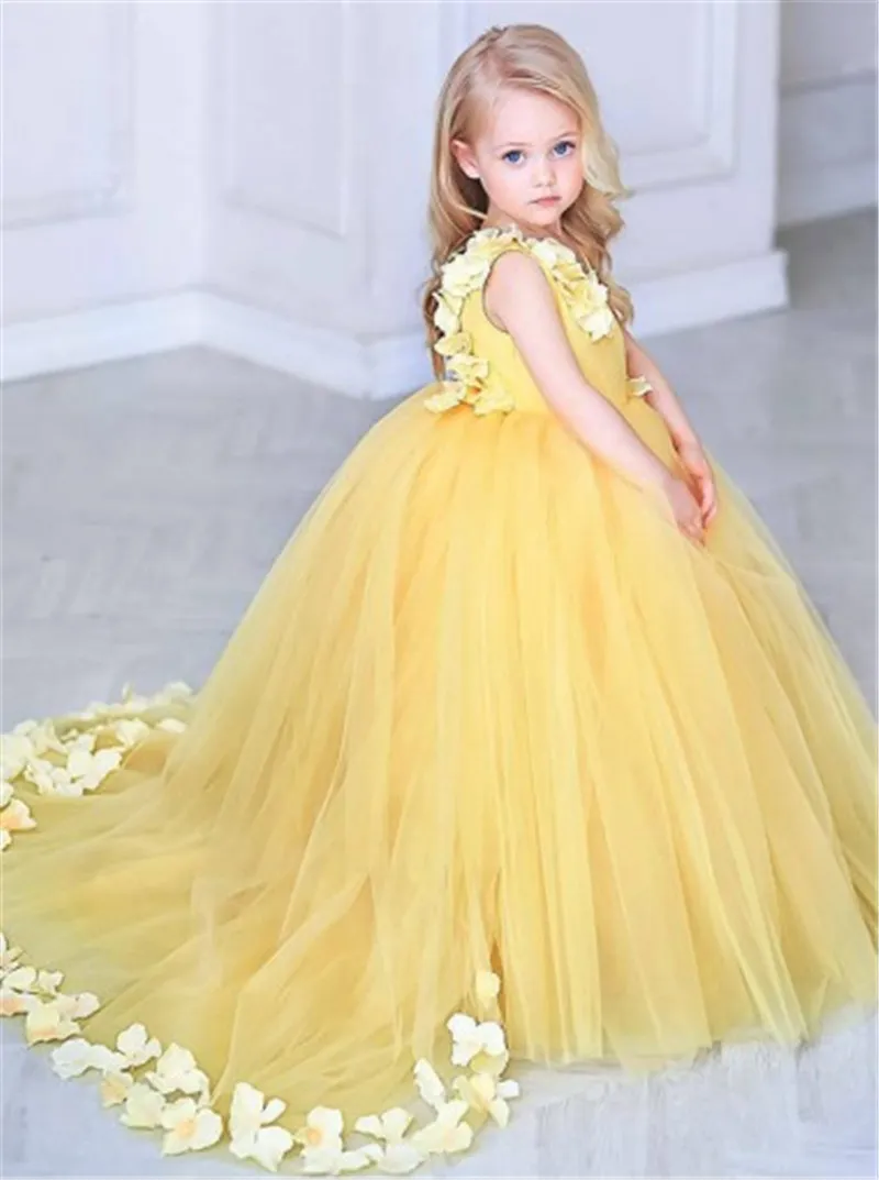 Toddler Birthday Dress, Yellow Shiny Kids Dress, Baby Girl Princess  Costume, Fairy Dress, Event Dress, Dance Tutu Dress, Tulle Baby Dress - Etsy