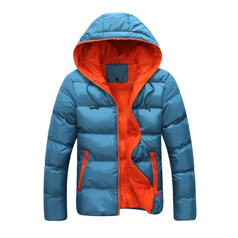 Wholesale Men s Slim Leisure Warm Jacket Hooded Winter Dick Mantel Parka mantel T china cheap wholesale 2016 autumn winter