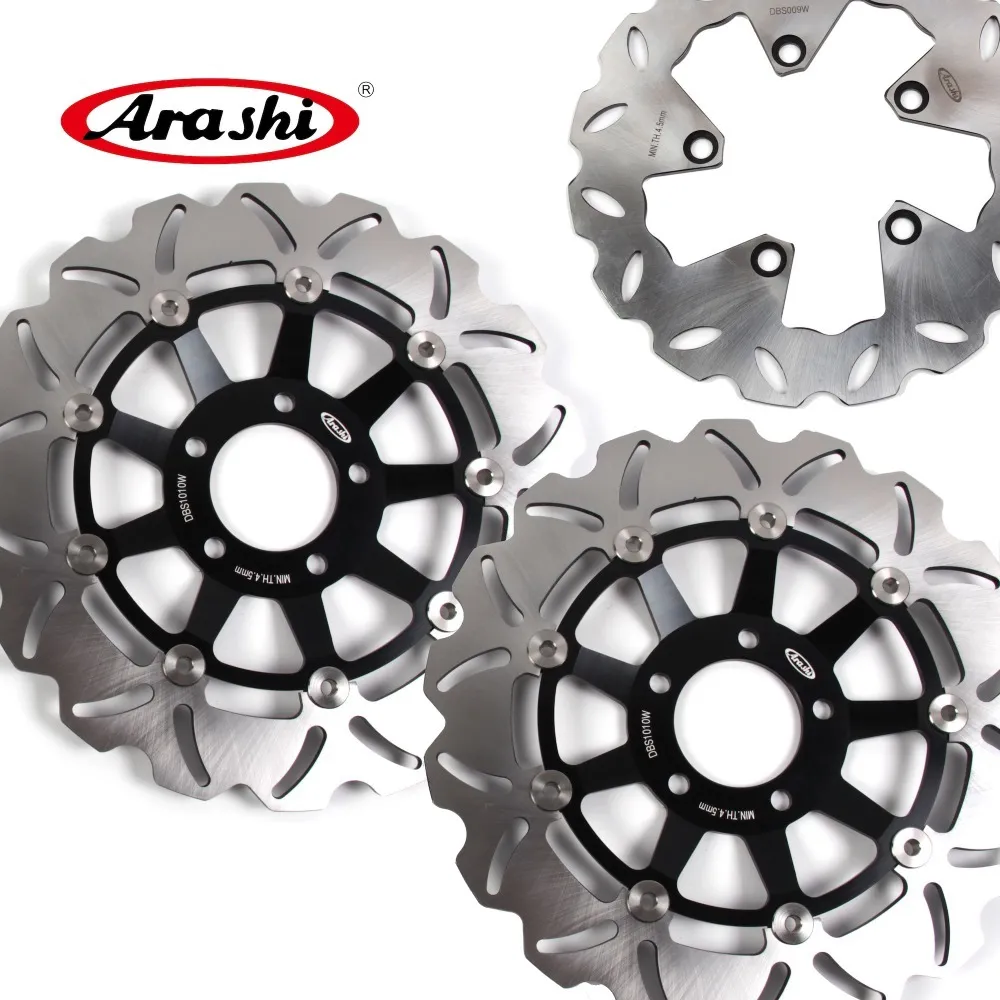 ARASHI GSX1200 INAZUMA Front Rear Brake Rotors Disc For SUZUKI GSX 1200 1999 2000 2001 2002 RF900 GSF 1200 BANDIT